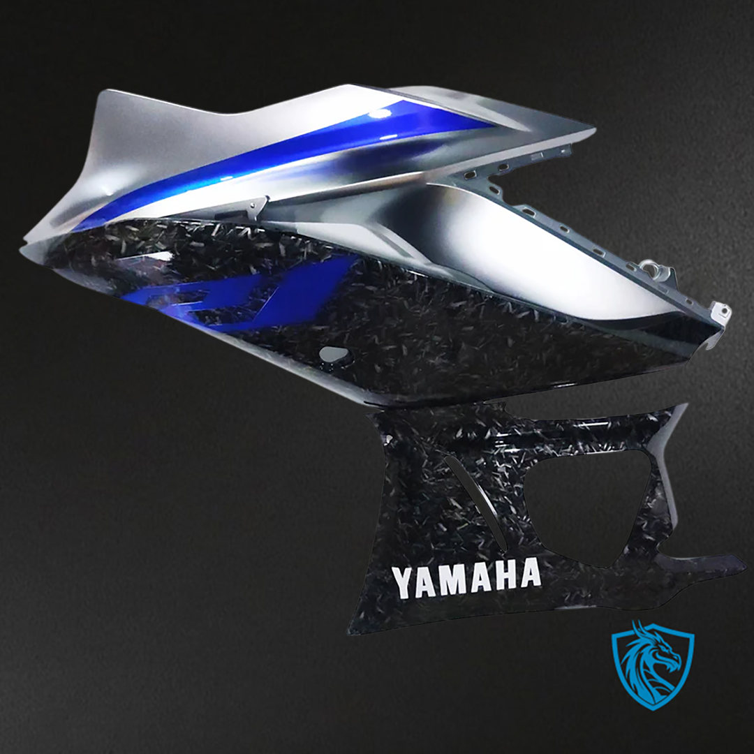 Yamaha YZF-R3-R25 (2022-2024) Silver & Black Fairing ABS Bodywork