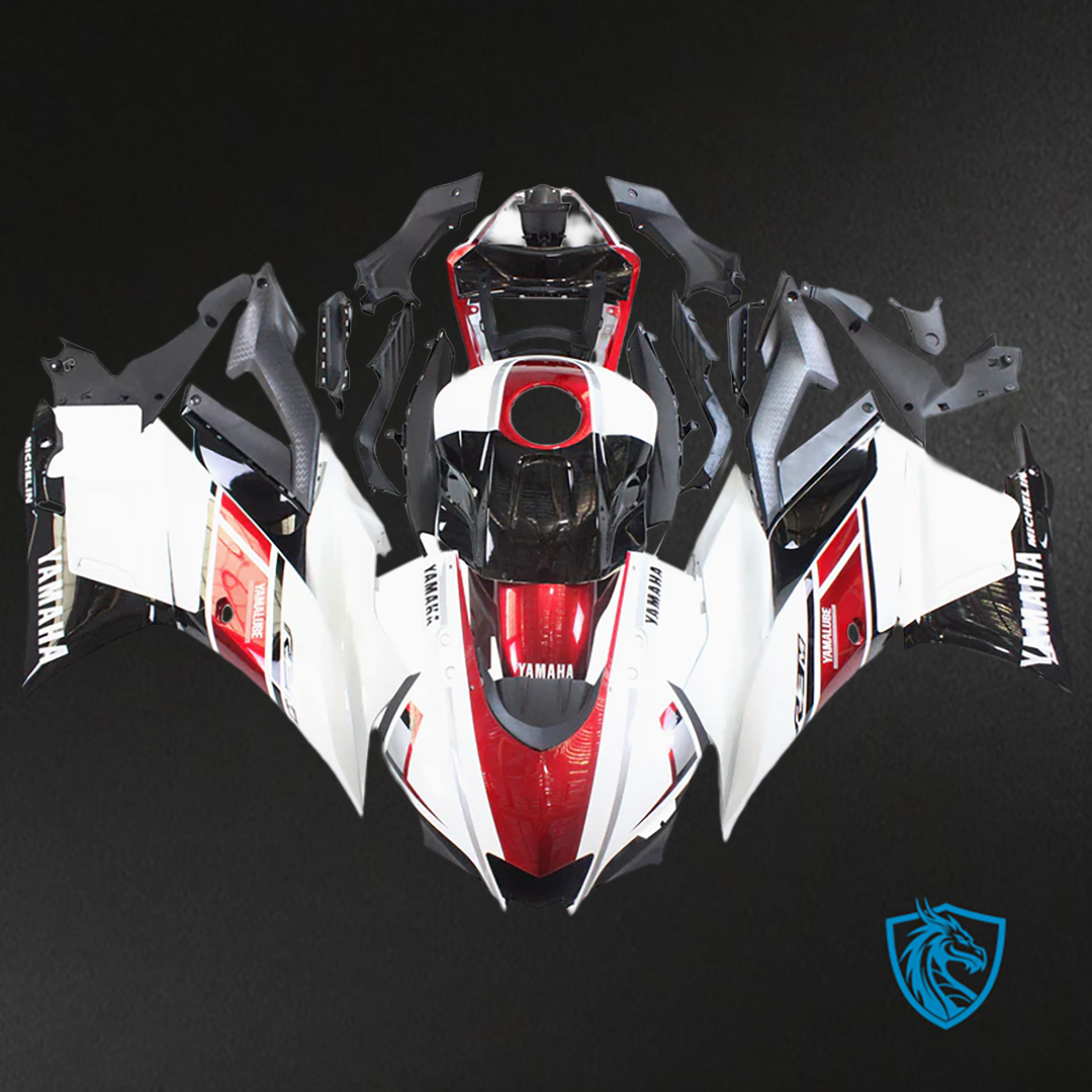 Yamaha YZF-R3-R25 (2022-2024) Red,White and Black Fairing ABS Bodywork