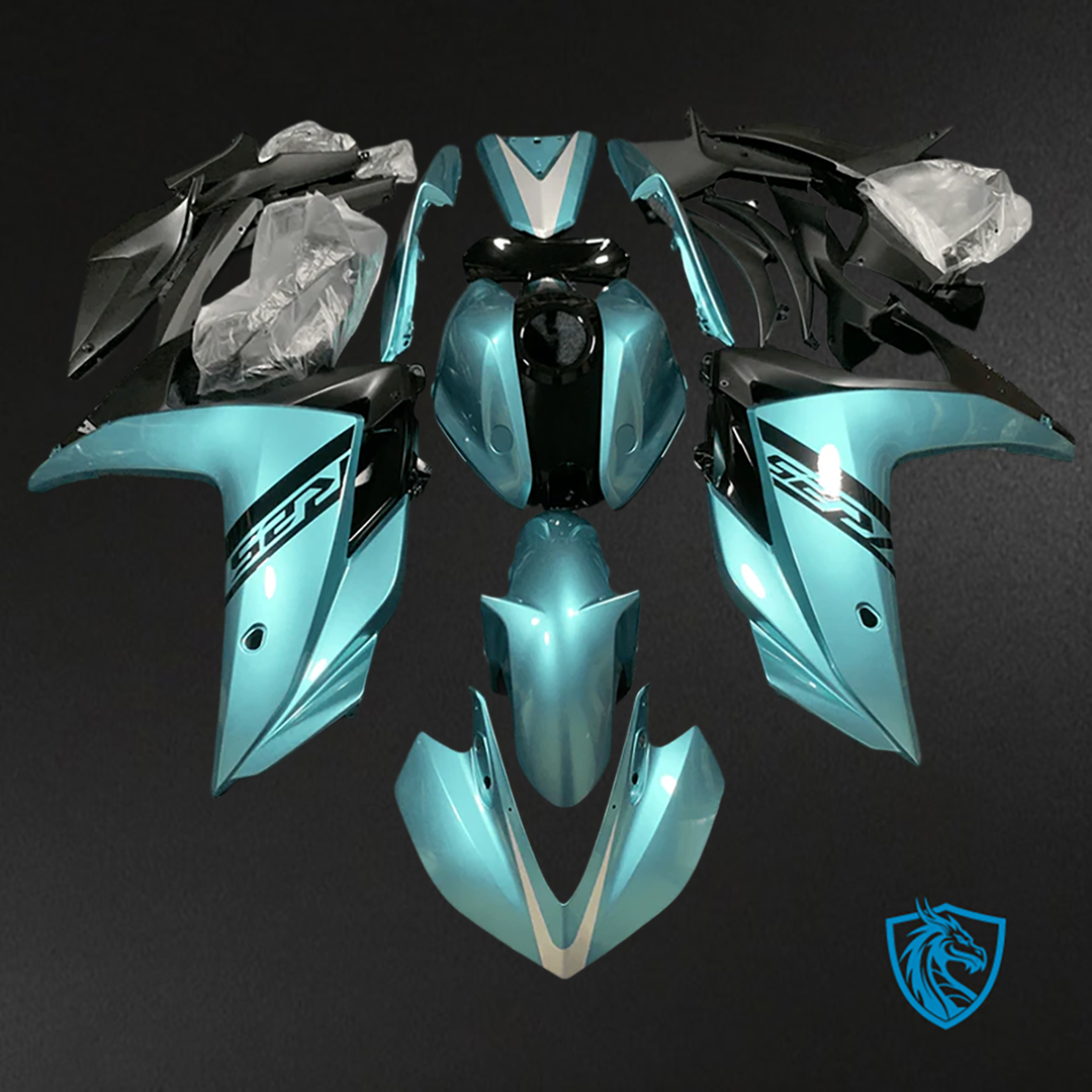 Yamaha YZF R3 (2014-2018) R25 (2015-2017) Fairing Kit - Teal Blue ABS Bodywork