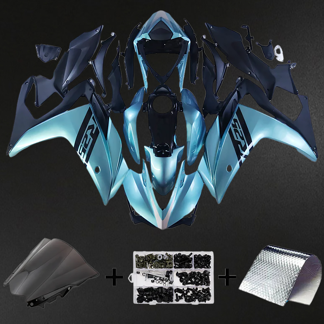 Yamaha YZF R3 (2014-2018) R25 (2015-2017) Fairing Kit - Teal Blue ABS Bodywork