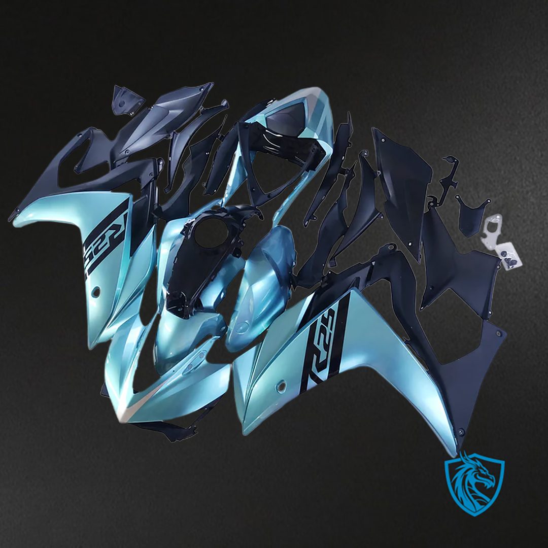 Yamaha YZF R3 (2014-2018) R25 (2015-2017) Fairing Kit - Teal Blue ABS Bodywork