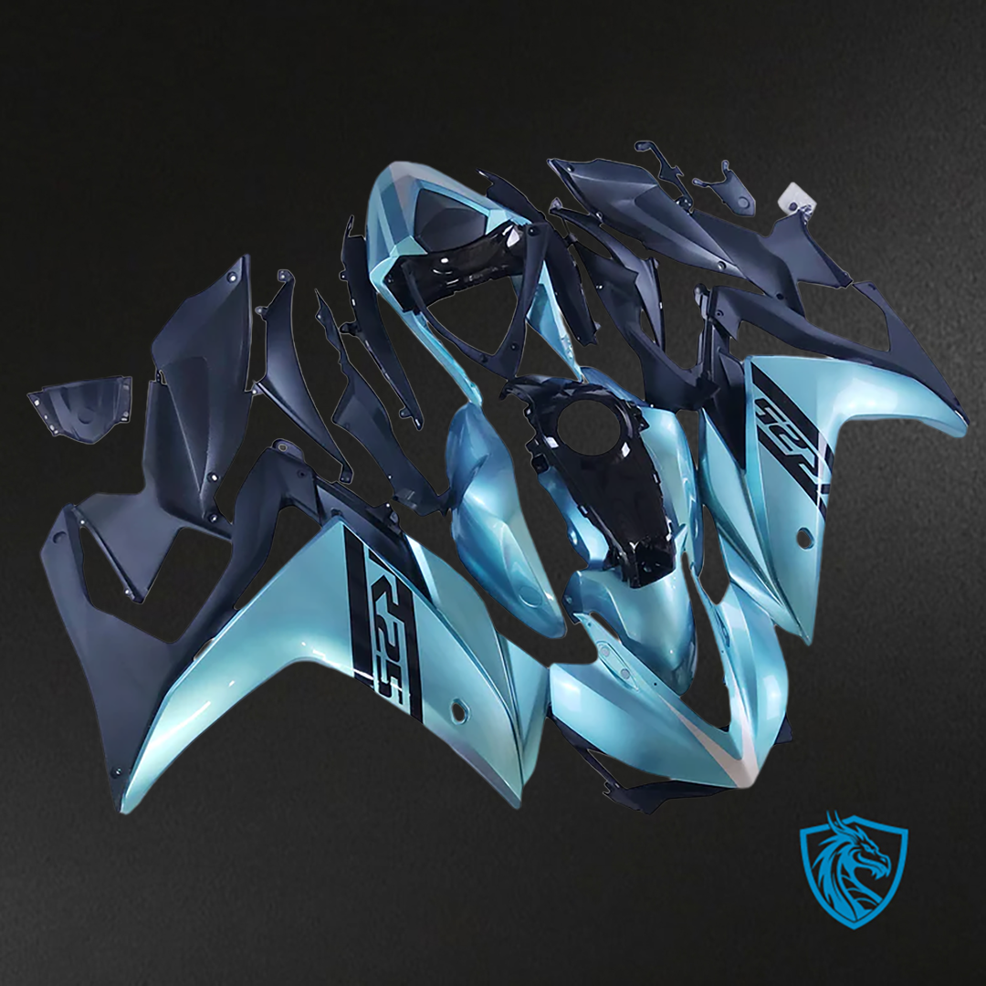 Yamaha YZF R3 (2014-2018) R25 (2015-2017) Fairing Kit - Teal Blue ABS Bodywork