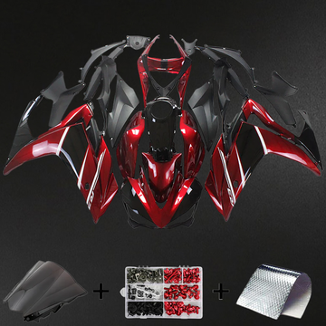 Yamaha YZF R3 (2014-2018) R25 (2015-2017) Fairing Kit - Gloss Maroon Red  ABS Bodywork