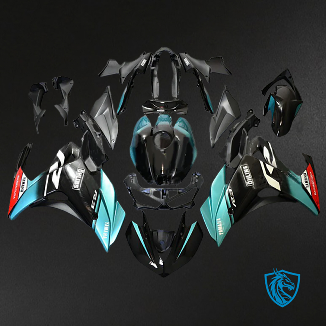 Yamaha YZF-R3 2014–2018 - R25 2015–2017 Fairing Kit – Blue Black ABS Bodywork