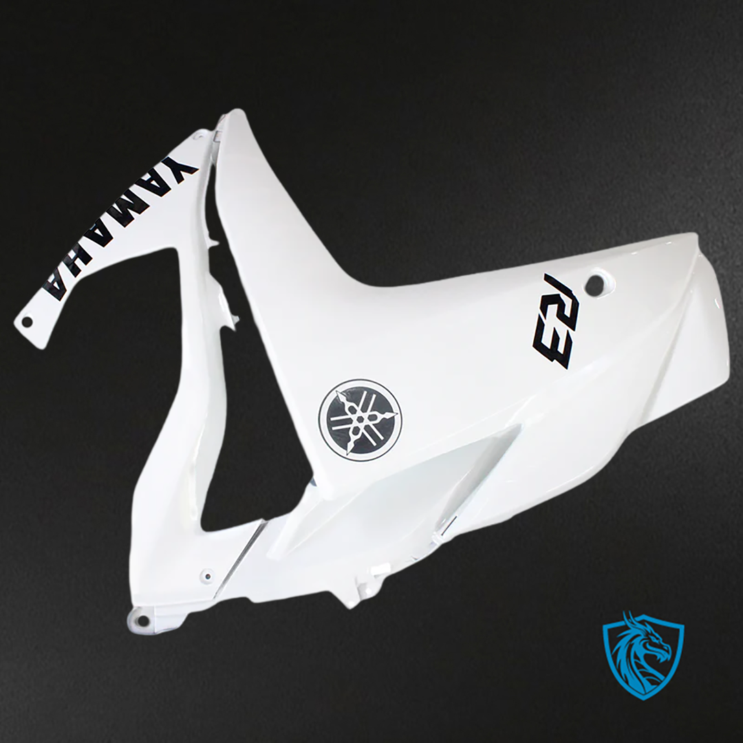 Yamaha YZF-R3 (2014-2018) YZF-R25 (2015-2017) Black and White Fairing ABS Bodywork