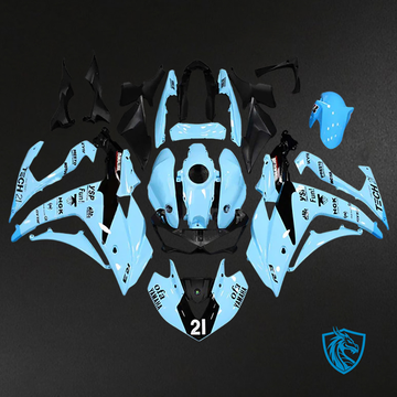 Yamaha YZF R3 (2014-2018) YZF R25 (2015-2017) Fairing Kit - Teal Blue ABS Bodywork