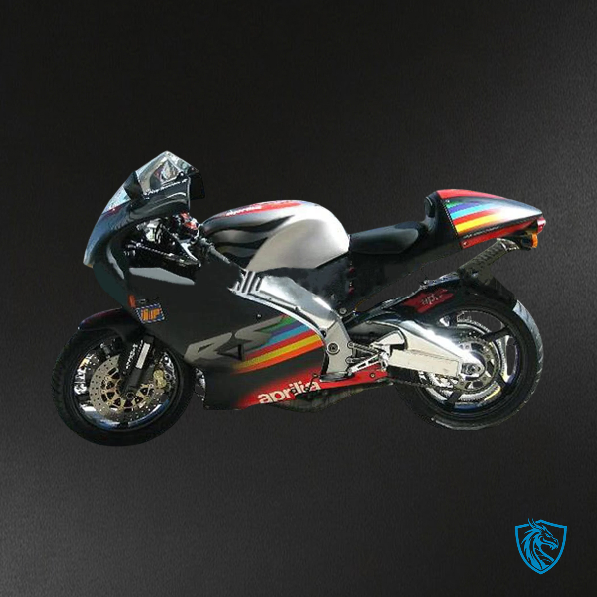 Aprilia RS125 (2000-2005) Fairing Kit - Black & Red - ABS  Bodywork