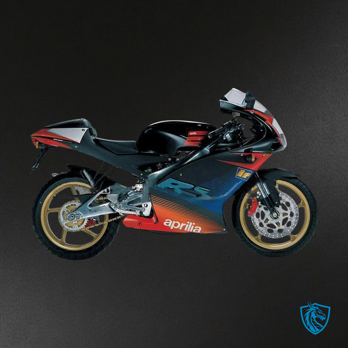 Aprilia RS125 (2000-2005) Fairing Kit - Black & Red - ABS  Bodywork
