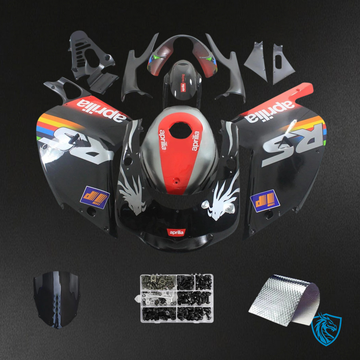 Aprilia RS125 (2000-2005) Fairing Kit - Black & Red - ABS  Bodywork