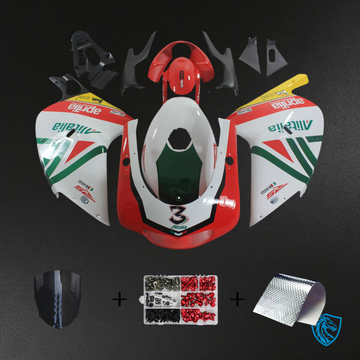 Aprilia RS 125 (2000-2005) Fairing Kit - Green, Red and White - ABS Bodywork