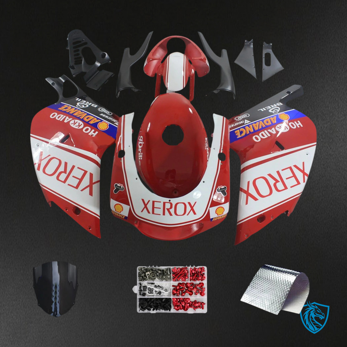 Aprilia RS125 (2000-2005) Fairing Kit - Red - ABS  Bodywork