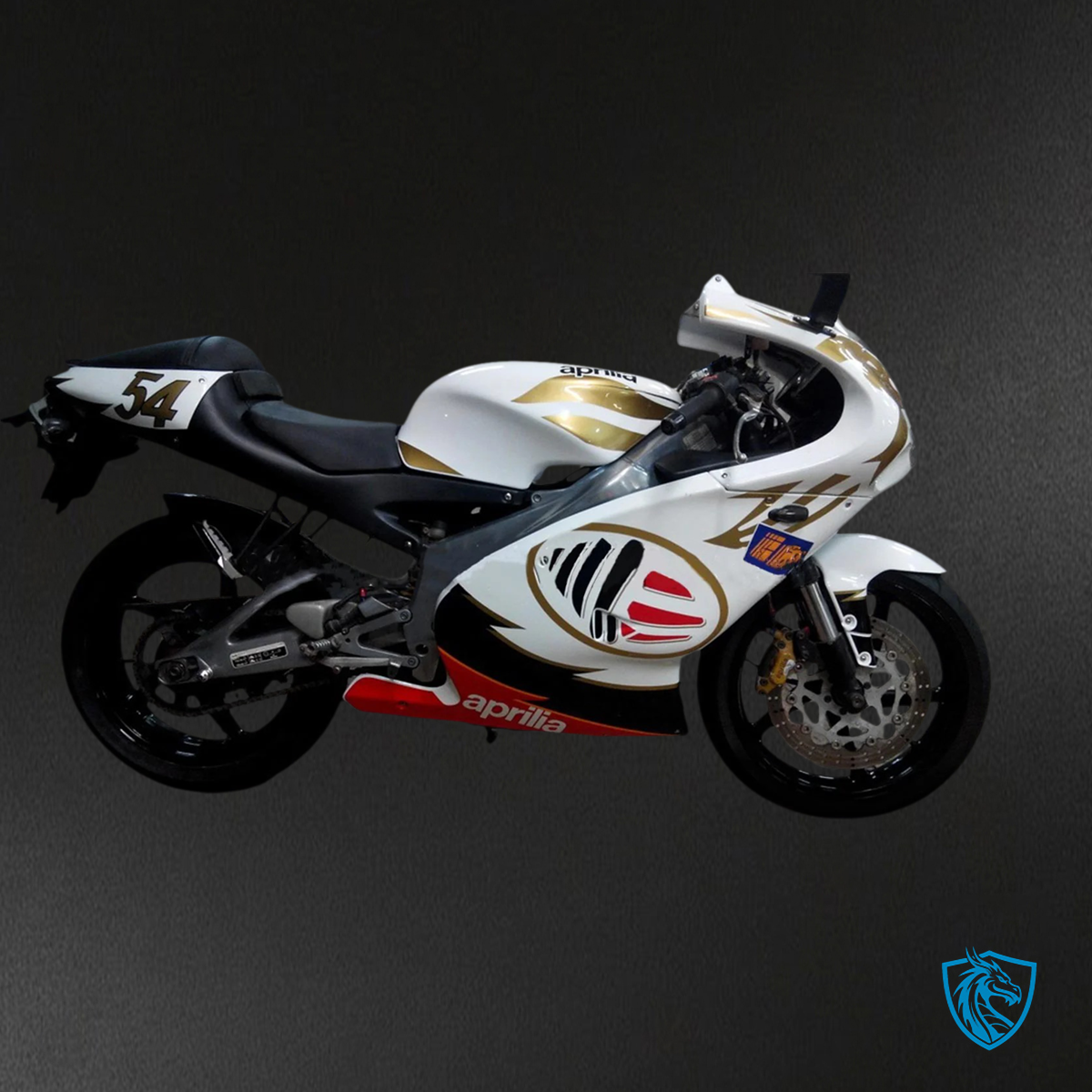 Aprilia RS 125 (2000-2005) Fairing Kit - White Gold and Red - ABS Bodywork