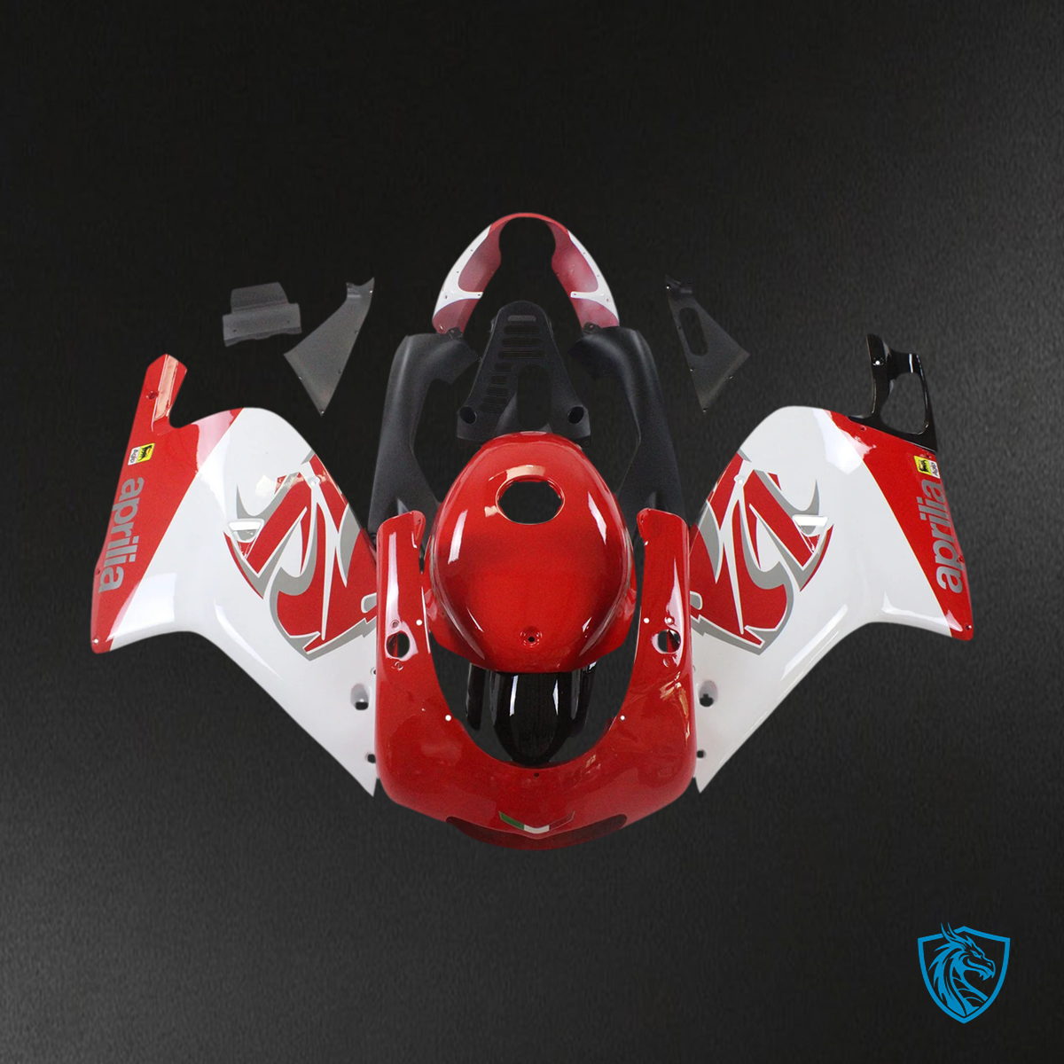 Aprilia RS125 (2000-2005) Fairing Kit - White & Red - ABS Bodywork