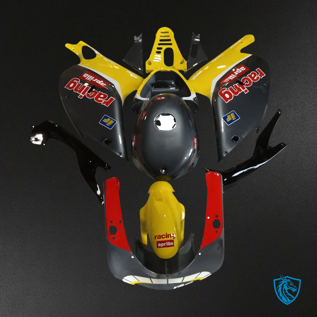 Aprilia RS125 (2000-2005) Fairing Kit - Yellow & Red - ABS  Bodywork