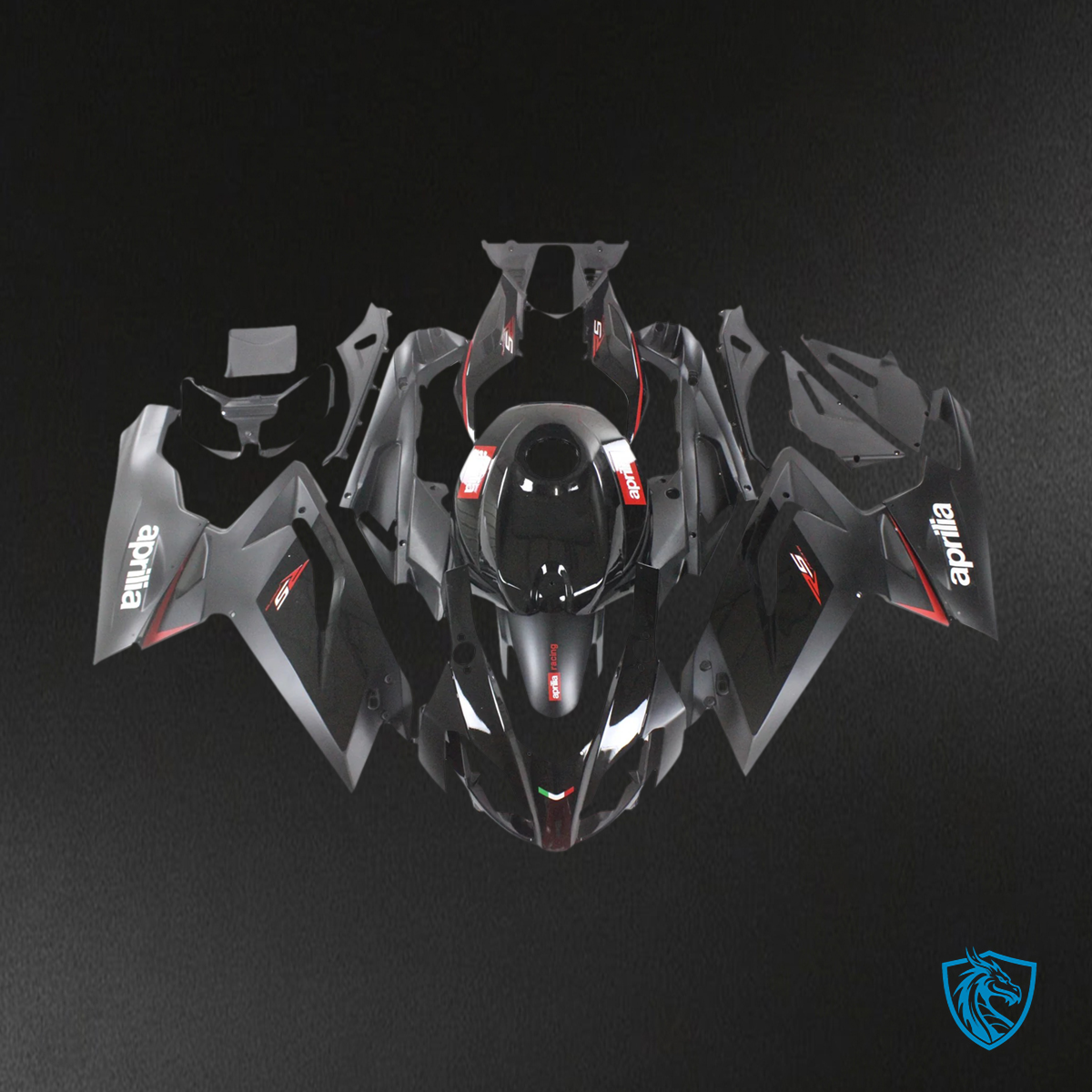 Aprilia RS125 (2006-2011) Fairing Kit - Black - ABS  Bodywork