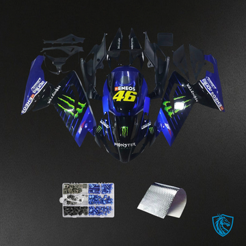 Aprilia RS125 (2006-2011) Fairing Kit - Blue & Black - ABS  Bodywork