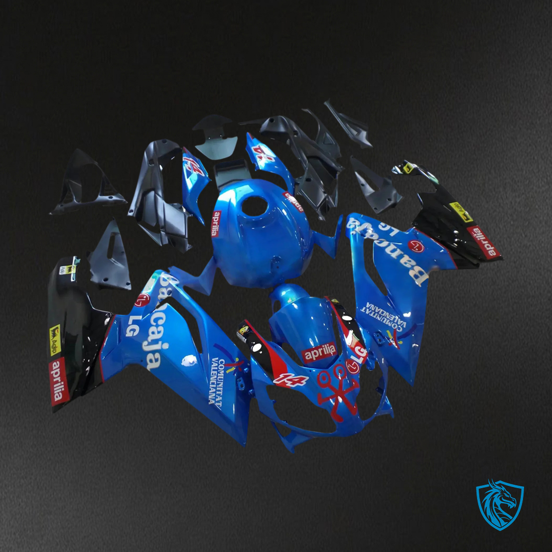 Aprilia RS125 (2006-2011) Fairing Kit - Blue & Black - ABS Bodywork