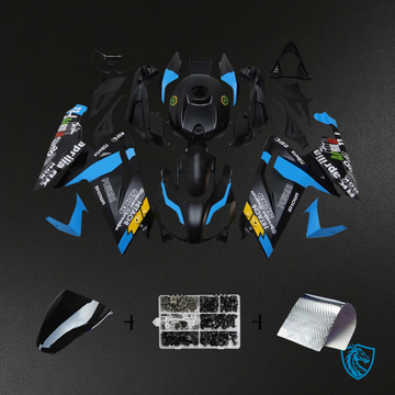 Aprilia RS125 (2006-2011) Fairing Kit -  Blue & Black Style4 - ABS Bodywork