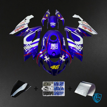 Aprilia RS 125 (2006-2011) Fairing Kit - Dark Blue and Whitet - ABS Bodywork