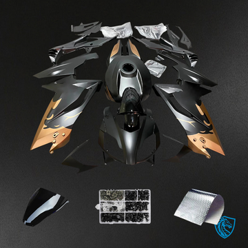 Aprilia RS125 (2006-2011) Fairing Kit - Matte Black Gold - ABS Bodywork