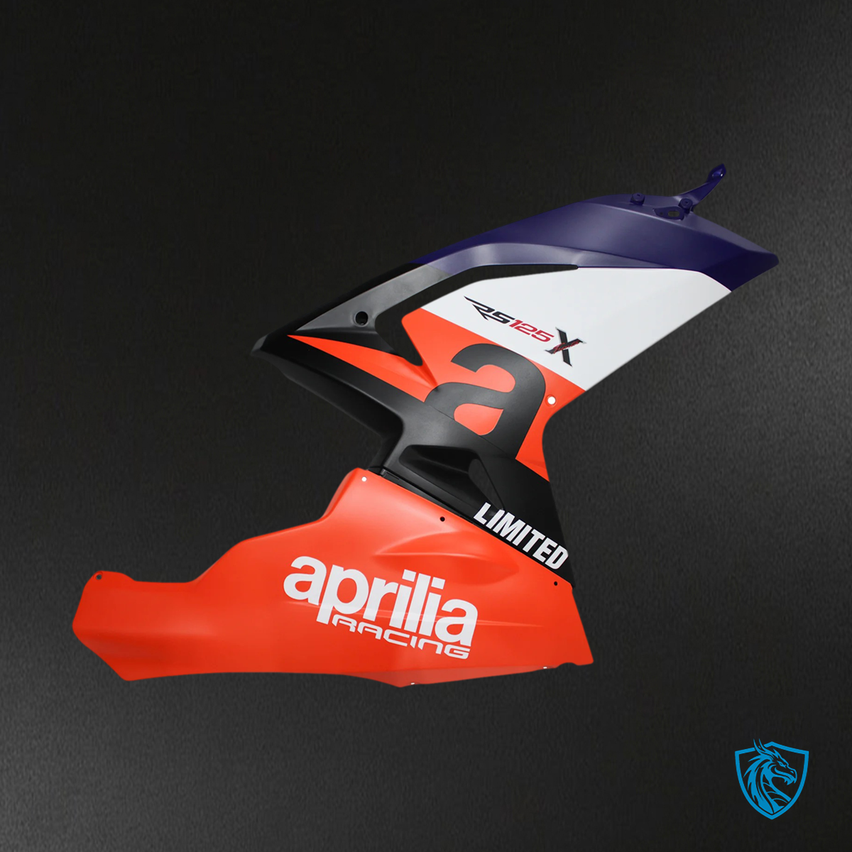 Aprilia RS125 (2006-2011) Fairing Kit - Orange & Blue -  ABS Bodywork