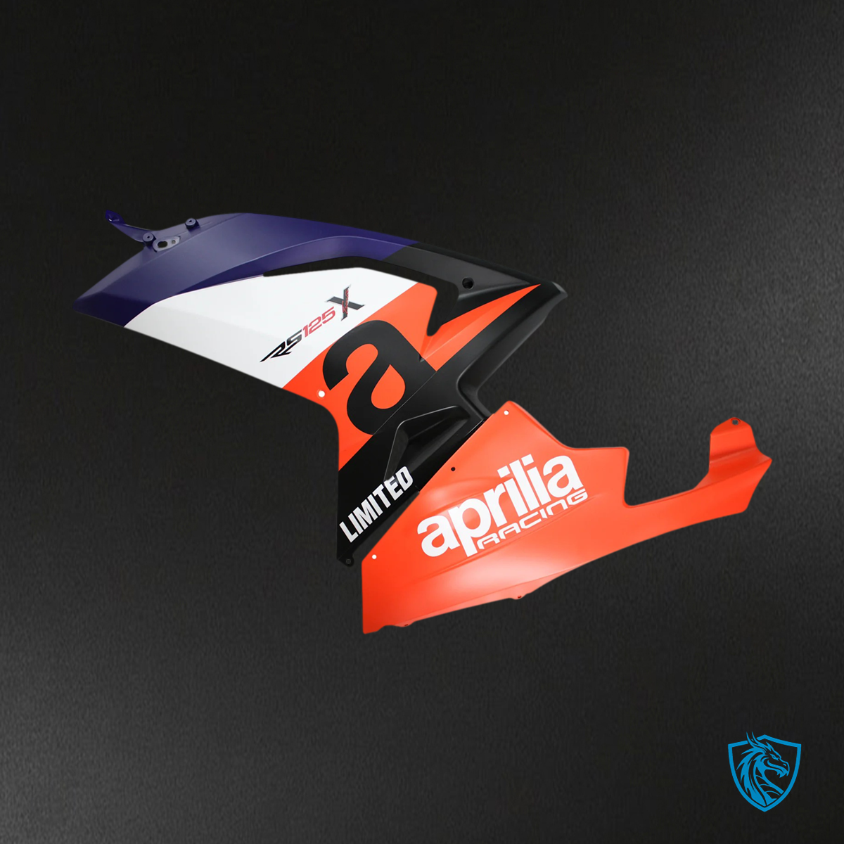 Aprilia RS125 (2006-2011) Fairing Kit - Orange & Blue -  ABS Bodywork