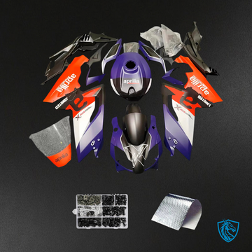Aprilia RS125 (2006-2011) Fairing Kit - Purple Red and White - ABS Bodywork