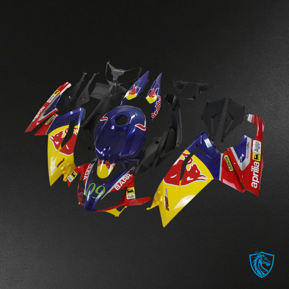 Aprilia RS125 (2006-2011) Fairing Kit - Blue Yellow and Red - ABS Bodywork