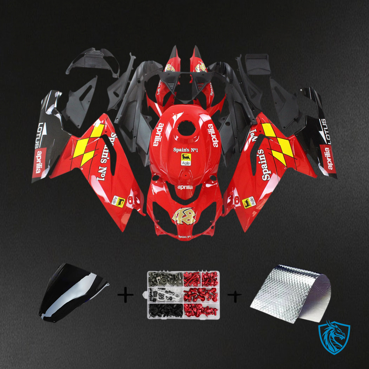 Aprilia RS125 (2006-2011) Fairing Kit - Red - ABS Bodywork