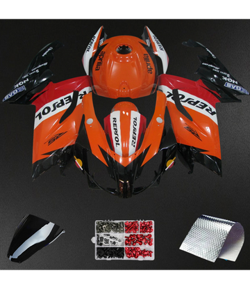 Aprilia RS125 (2006-2011) Fairing Kit - Red and Orange - ABS Bodywork