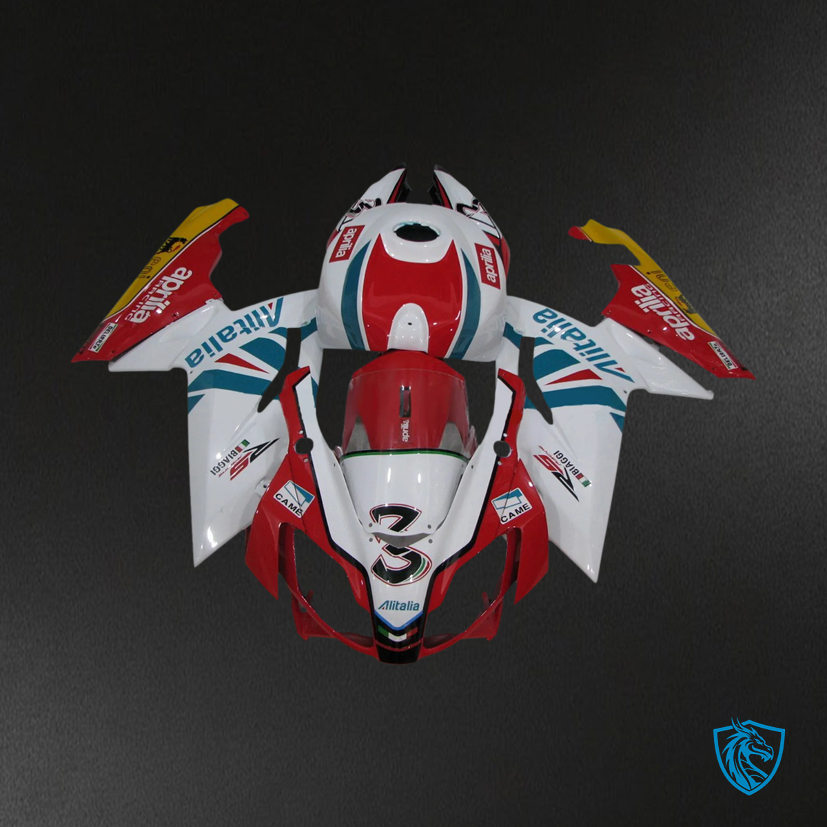 Aprilia RS 125 (2006-2011) Fairing Kit - Red and White  - ABS  Bodywork