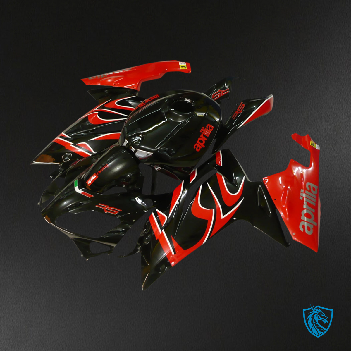 Aprilia RS125 (2006-2011) Fairing Kit - Red & Black - ABS Bodywork