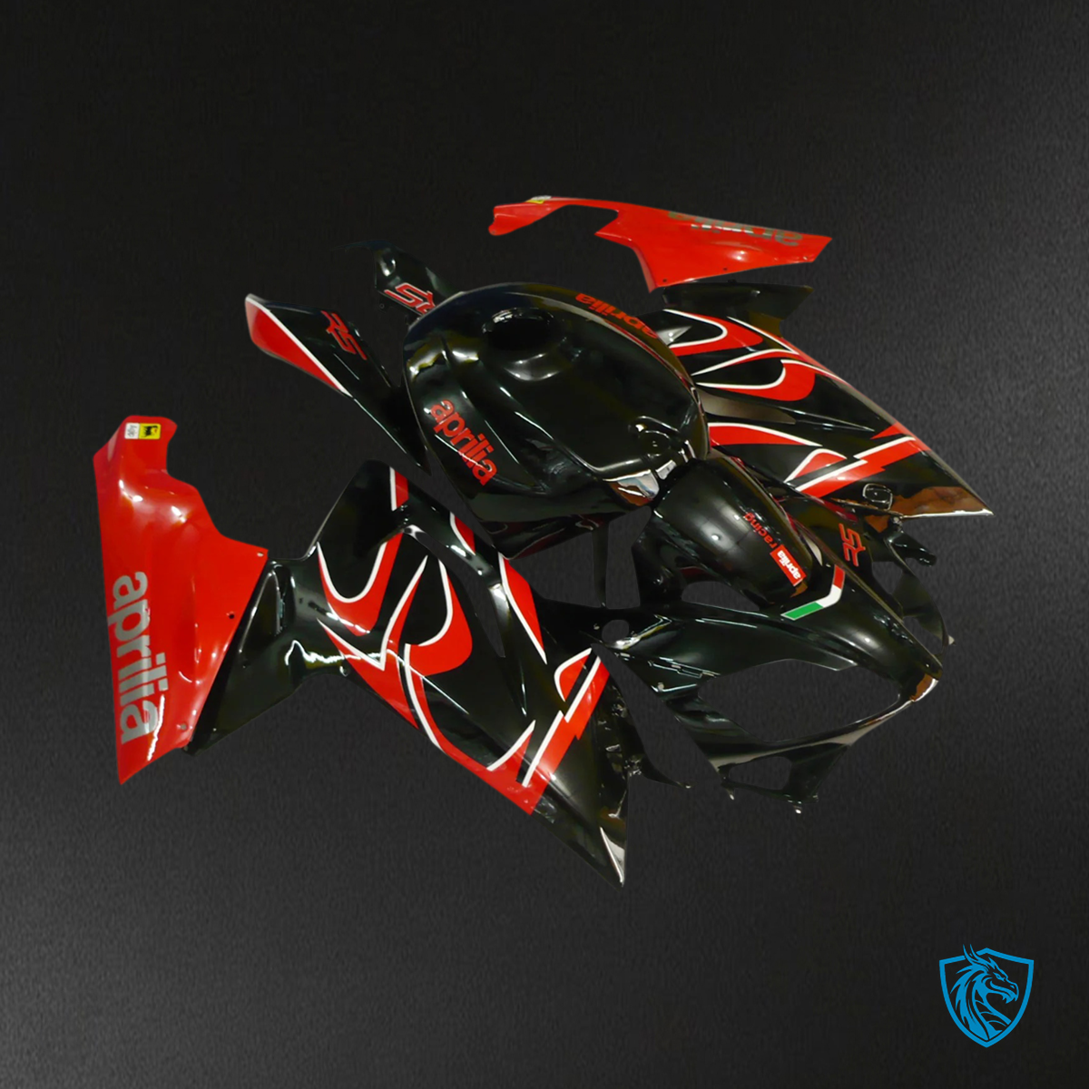 Aprilia RS125 (2006-2011) Fairing Kit - Red & Black - ABS Bodywork