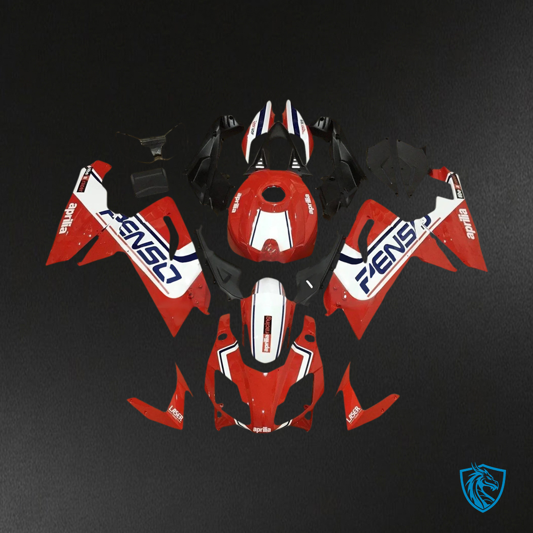 Aprilia RS125 (2006-2011) Fairing Kit - Red & White - ABS Bodywork