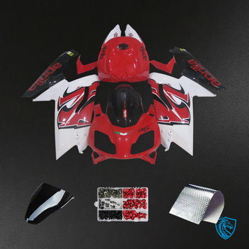 Aprilia RS125 (2006-2011) Fairing Kit - Red & White Style4 - ABS Bodywork