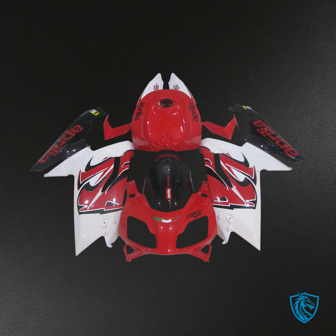 Aprilia RS125 (2006-2011) Fairing Kit - Red & White Style4 - ABS Bodywork