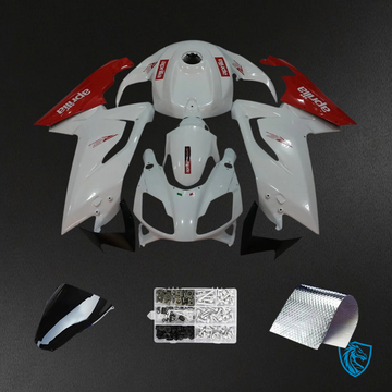Aprilia RS125 (2006-2011) Fairing Kit - Red & White Style7 - ABS Bodywork