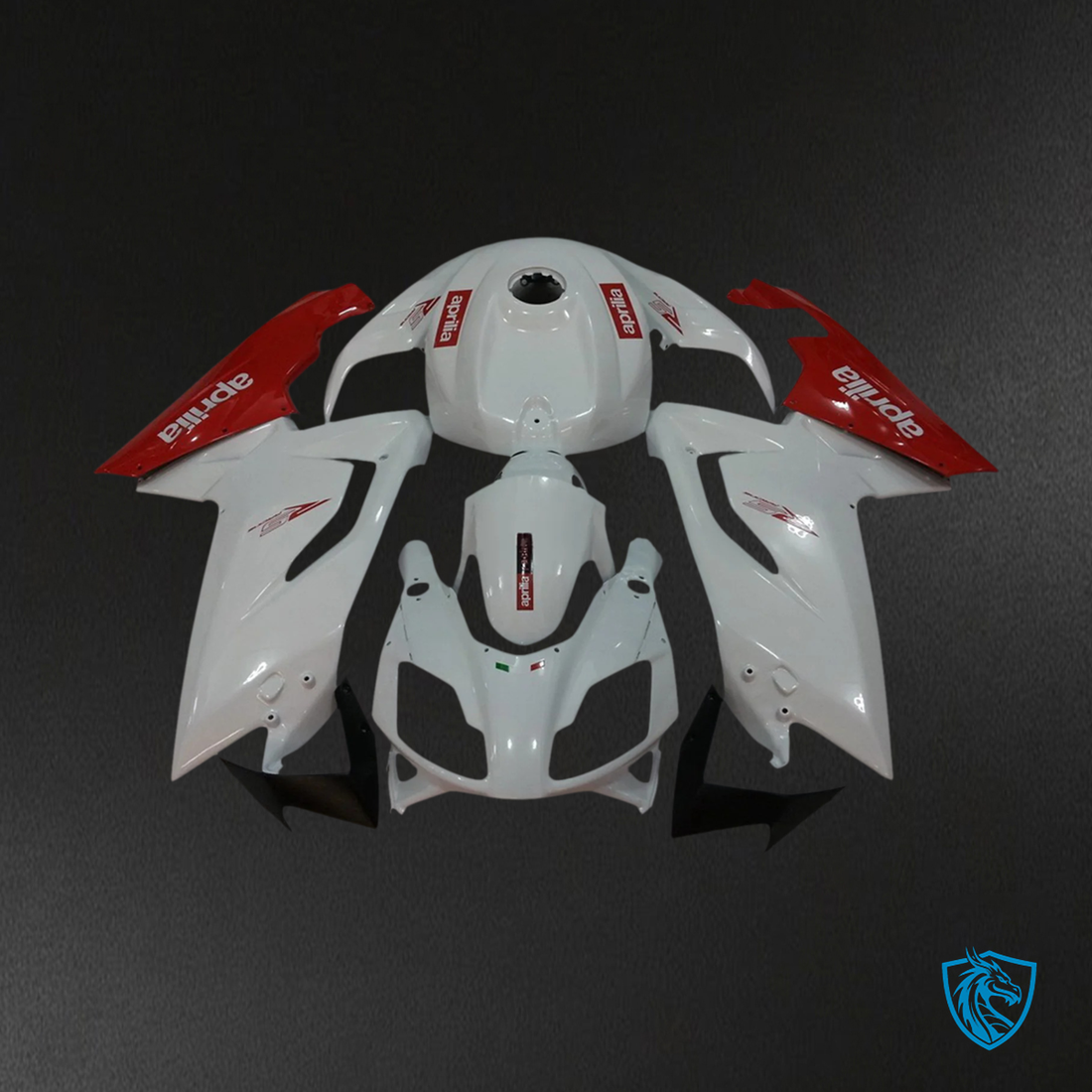 Aprilia RS125 (2006-2011) Fairing Kit - Red & White Style7 - ABS Bodywork