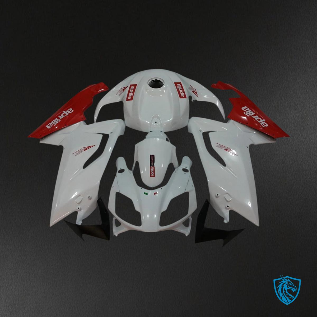 Aprilia RS125 (2006-2011) Fairing Kit - Red & White Style7 - ABS Bodywork