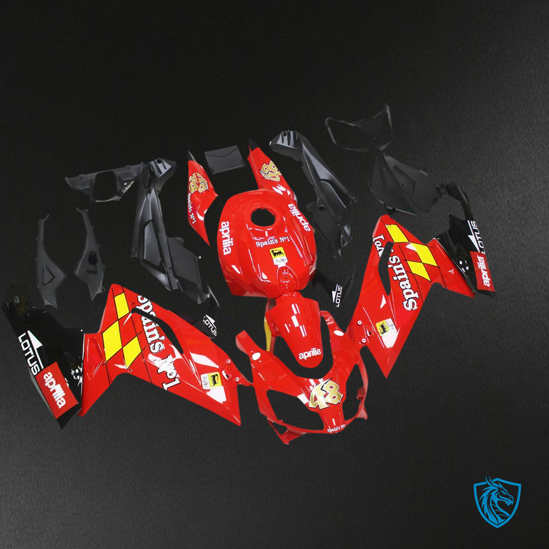 Aprilia RS125 (2006-2011) Fairing Kit - Red & Yellow - ABS Bodywork