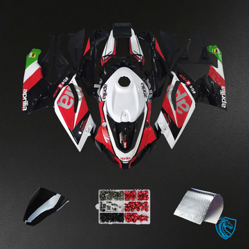 Aprilia RS125 (2006-2011) Fairing Kit -  White Black and Red - ABS Bodywork