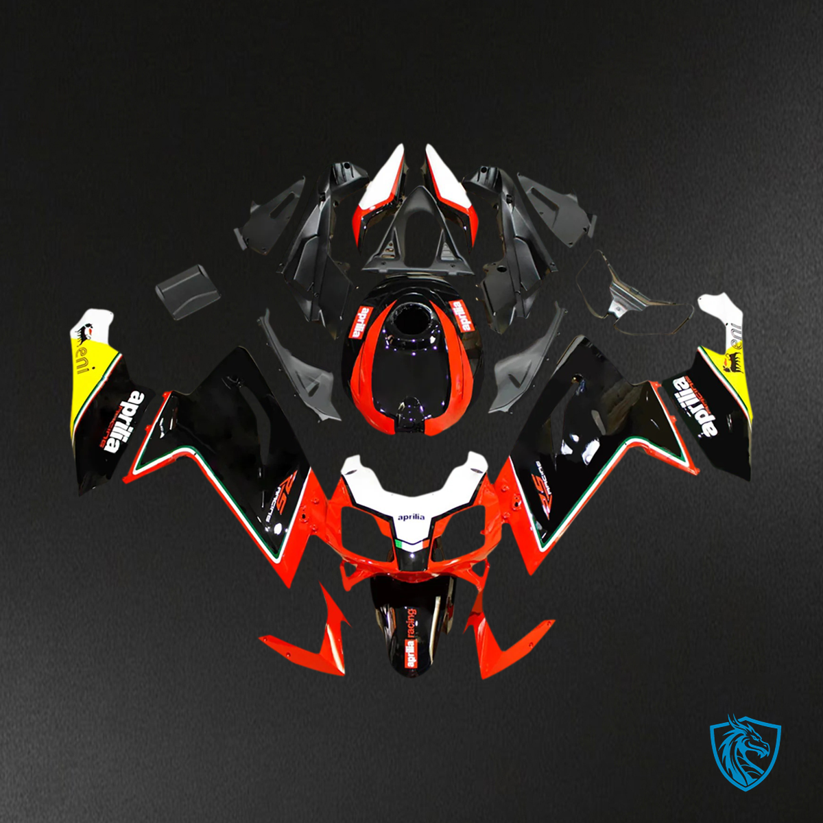 Aprilia RS125 (2006-2011) Fairing Kit -  White, Red, Black and Yellow - ABS Bodywork
