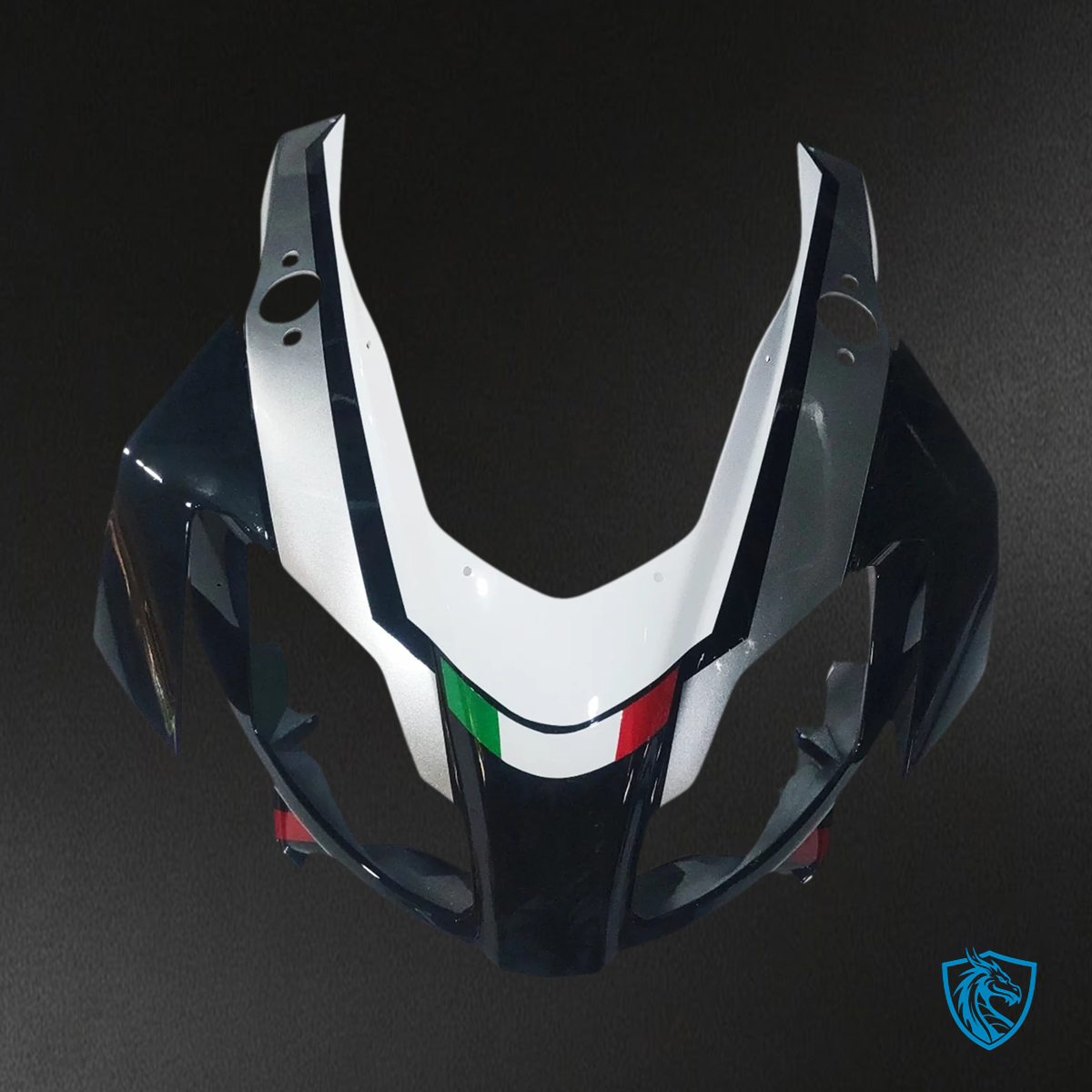 Aprilia RS125 (2006-2011) Fairing Kit - White & Black with Logo - ABS Bodywork