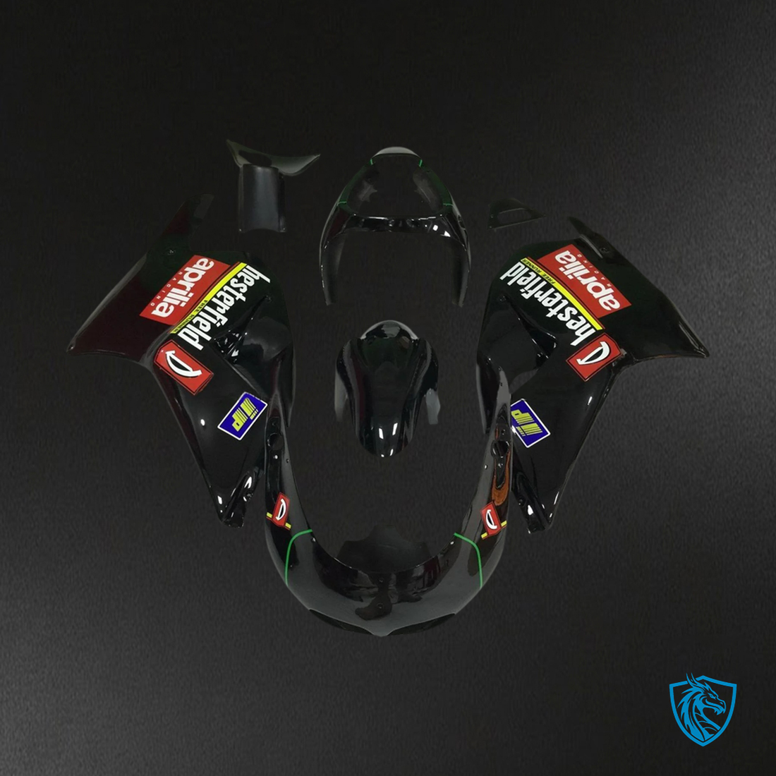 Aprilia RS250 (1994-1997) Fairing Kit - Black - ABS Bodywork