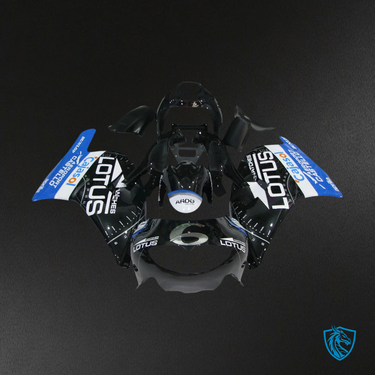 Aprilia RS250 (1994-1997) Fairing Kit - Black & Blue - ABS Bodywork