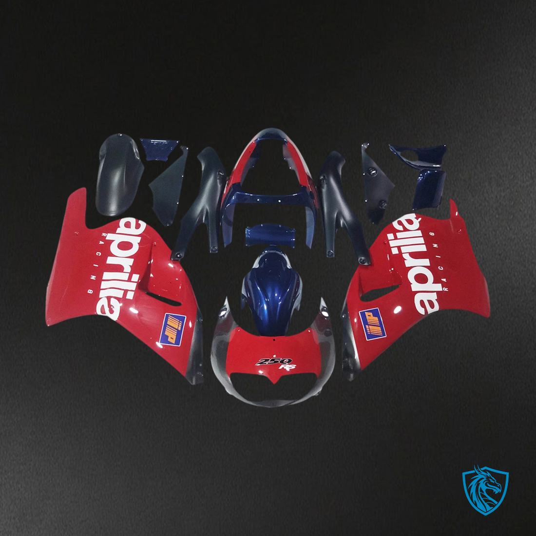 Aprilia RS250 (1994-1997) Fairing Kit - Blue & Red - ABS Bodywork
