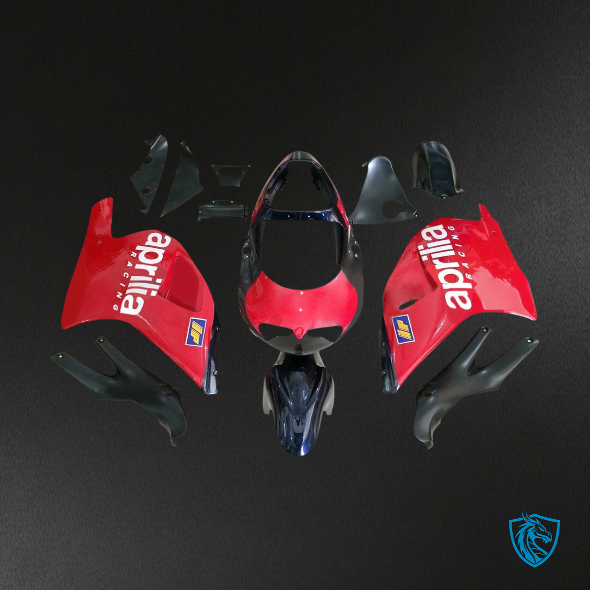 Aprilia RS250 (1994-1997) Fairing Kit - Red & Black - ABS Bodywork