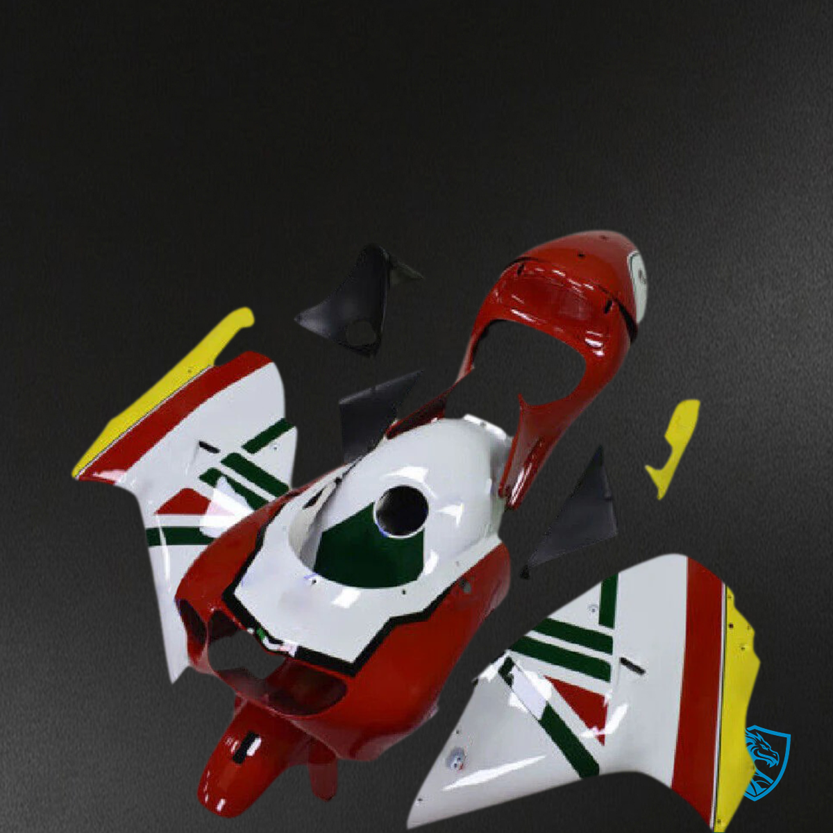 Aprilia RS250 (1998-2003) Fairing Kit - Red & Green - ABS Bodywork