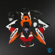 White, Orange & Red