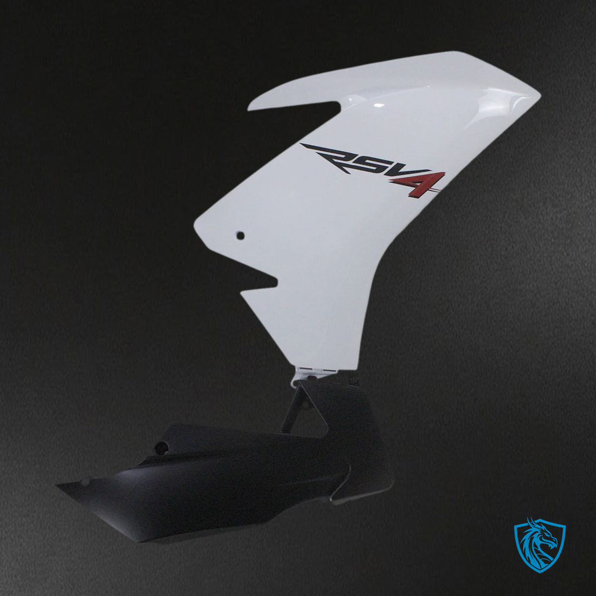 Aprilia RS4 125 50 (2012-2016) Fairing Kit- Black & White -  ABS  Bodywork